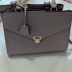 Chic Taupe Satchel Bag